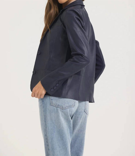 Jakett - Allison Burnished Leather Jacket