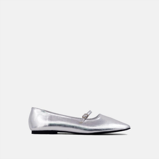 Shu Shop - Women's Adele Metallic Leather Flats