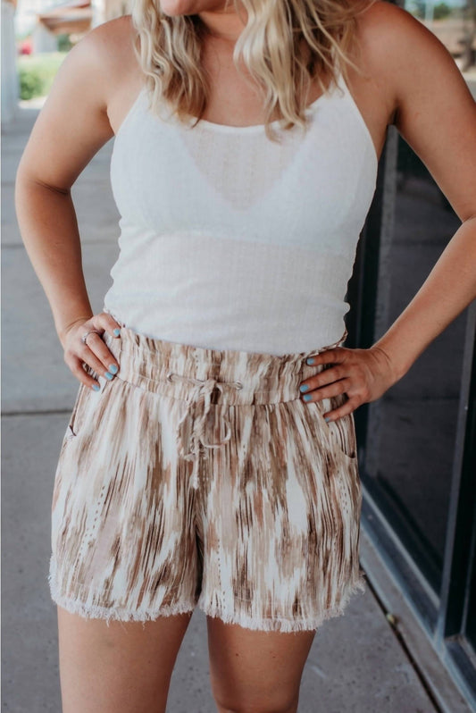 Promesa - Sand Fringe Shorts