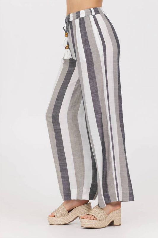 Vintage Havana - Metallic Stripe Pants