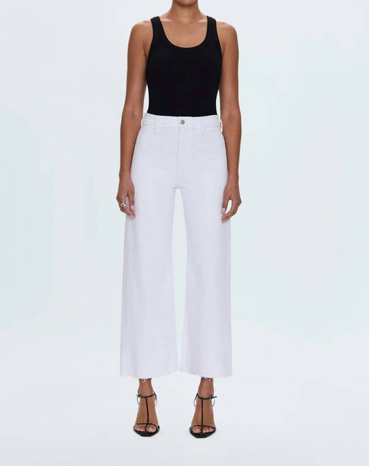 Pistola - Penny High Rise Wide Leg Crop Jeans