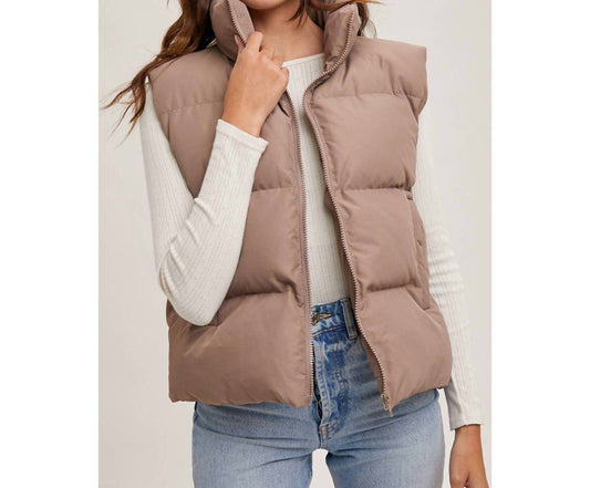 Bluivy - Zip Front Puffer Vest