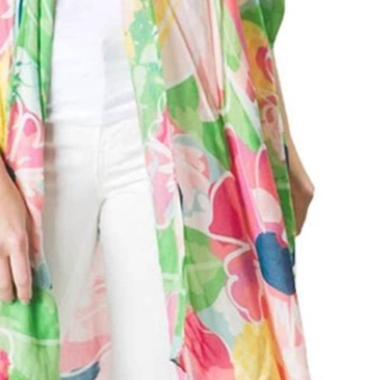 Top It Off - Kari Printed Lightweight Kimono Wrap Shawl