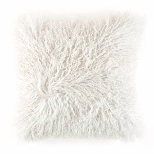 Tadpoles Home - CASKATA MONGOLIAN LAMBS WOOL FUR THROW PILLOW COVER