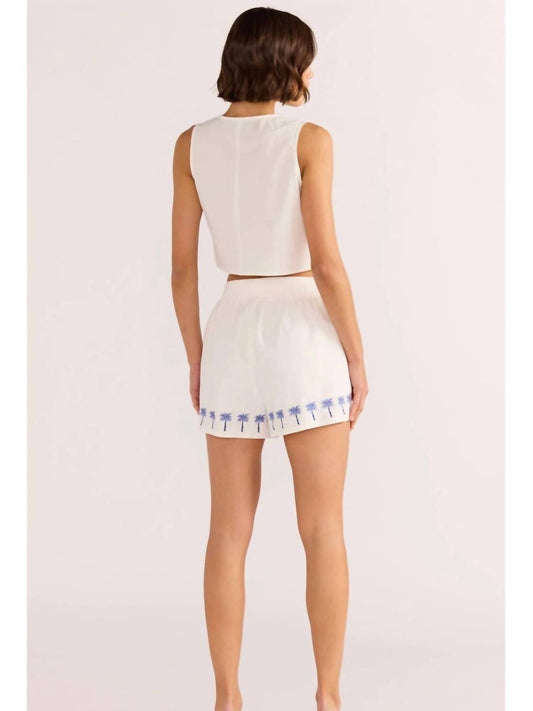 Minkpink - Isadora Embroidered Shorts