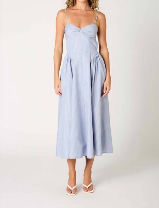 Nia - Destene Stripe Midi Dress