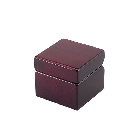 Creative Gifts International - Square Wood Box With Clock & Compass