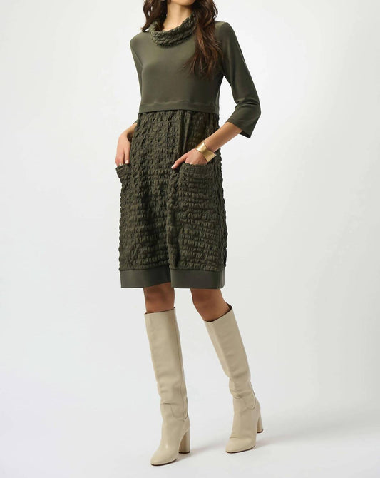 Joseph Ribkoff - Jacquard And Silky Cocoon Dress