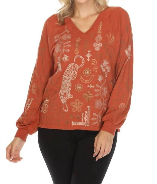 Johnny Was - RAGLAN BISHOP SLEEVE TEE