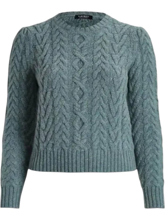 Ralph Lauren - Women's Aran Knit Wool Cashmere Sweater