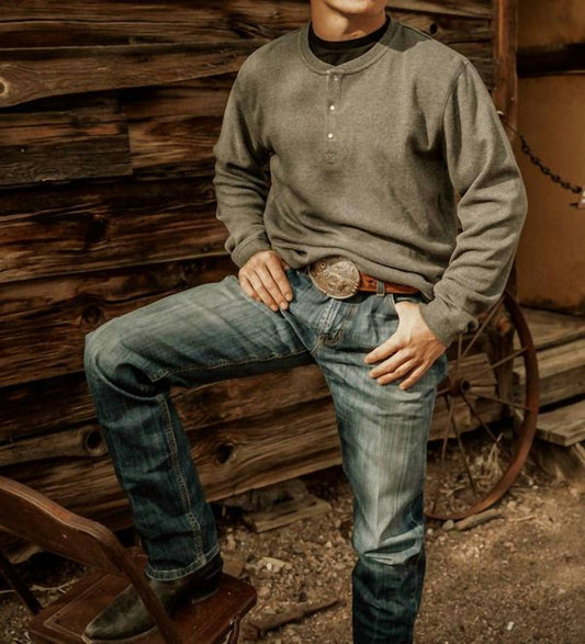 Hooey - Aztec Long Sleeve Thermal Shirt