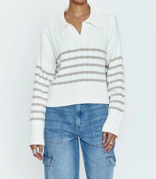 Pistola - Arlo Stripe Polo Sweater