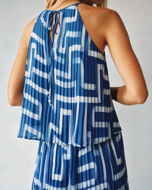 Bella Dahl - Pleated Halter Top