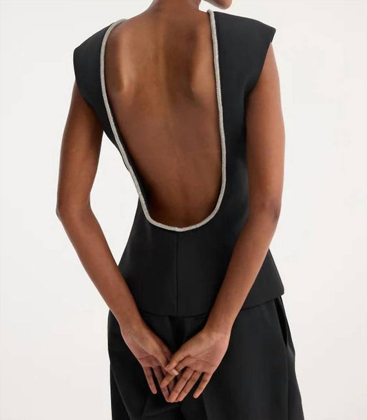 Rohe - Open Back Appliqué Top