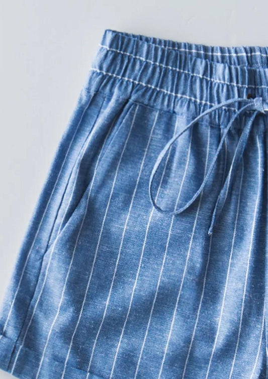 Trend:Notes - Women's Striped Linen Short