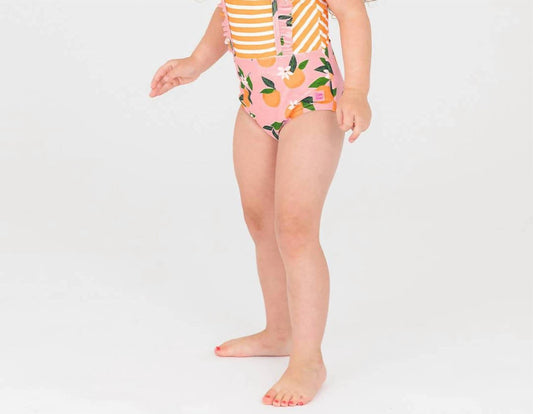 Rufflebutts - Kids You The Sweetest Pinafore One Piece Swimsuit