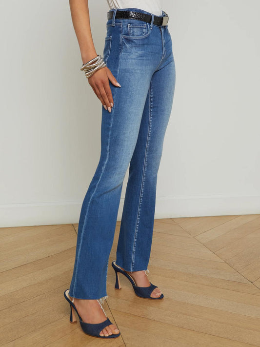 L'Agence - Sneeki Low Rise Straight Leg Jean
