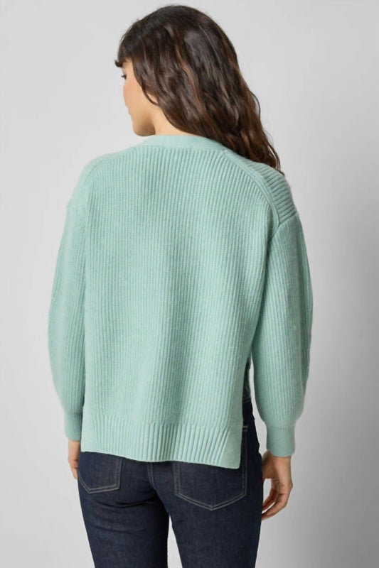Lilla P - Relaxed Side Vent Cardigan