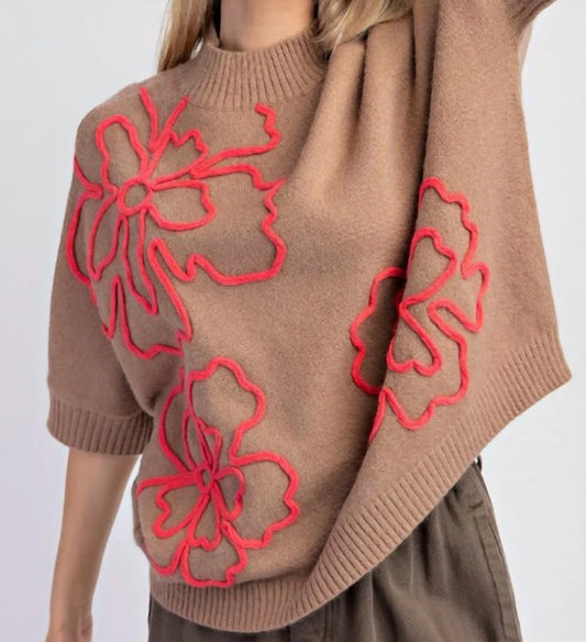 Easel - Flower Sweater