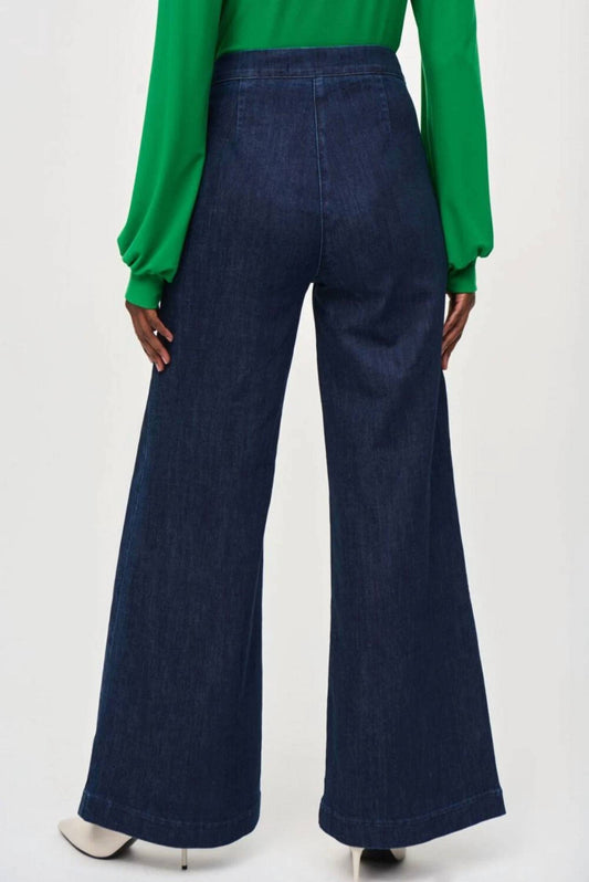 Joseph Ribkoff - High Rise Wide-leg Sailor Jean