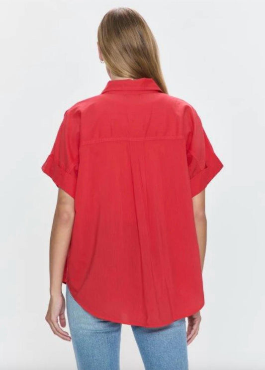 Pistola - Donnie Short Sleeve Button Up Top