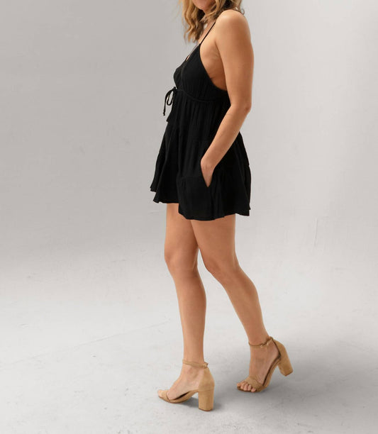 Promesa - Jia Crinkle Surplice Romper