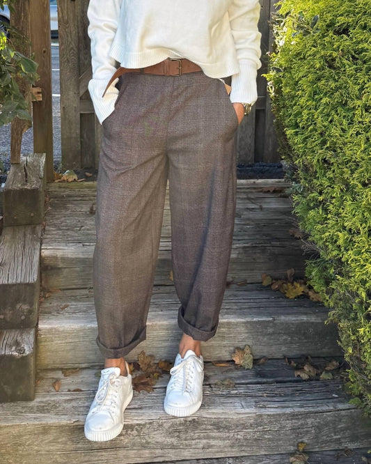 Brand Bazar - Caro Plaid Pull On Pant