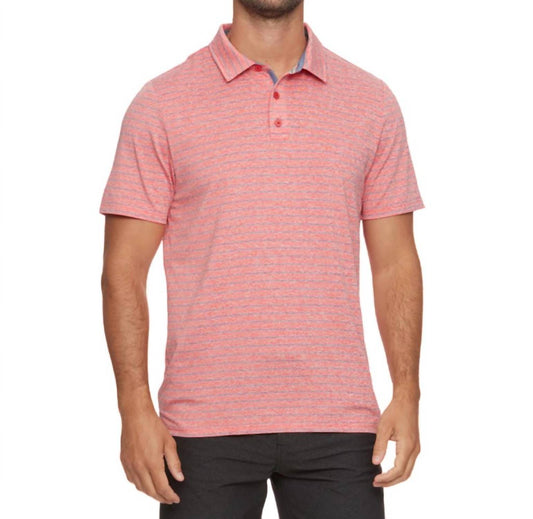 Flags & Anthem - Wilmington Striped Performance Polo Shirt