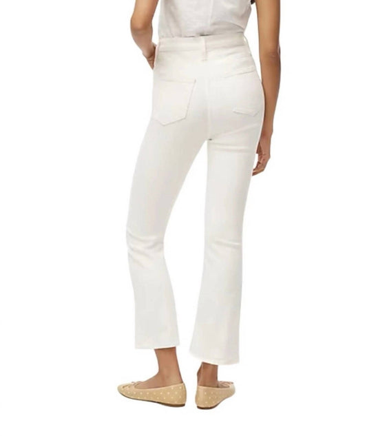 J.Crew - High-rise Flare Crop Jean In All-day Stretch - Tall