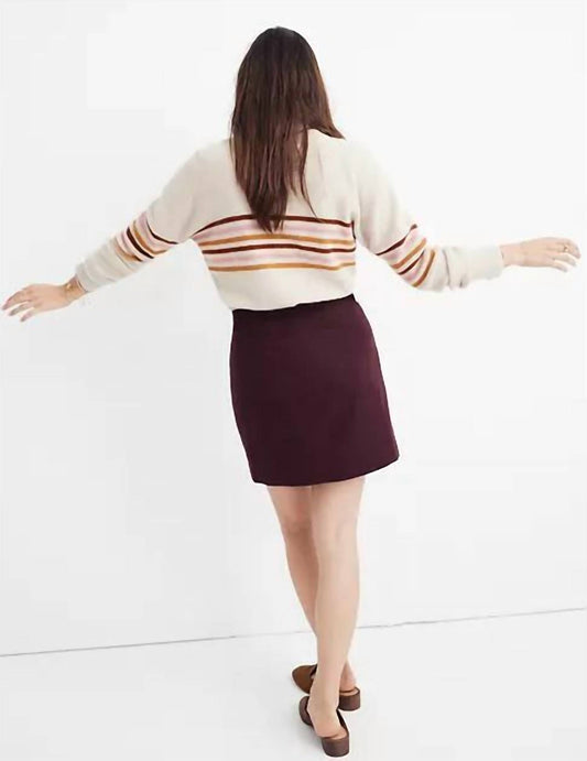 Madewell - Fireside Wool Blend Retro Mini Skirt - Plus