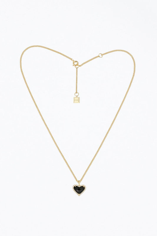 WHITNEY GEMSTONE HEART NECKLACE