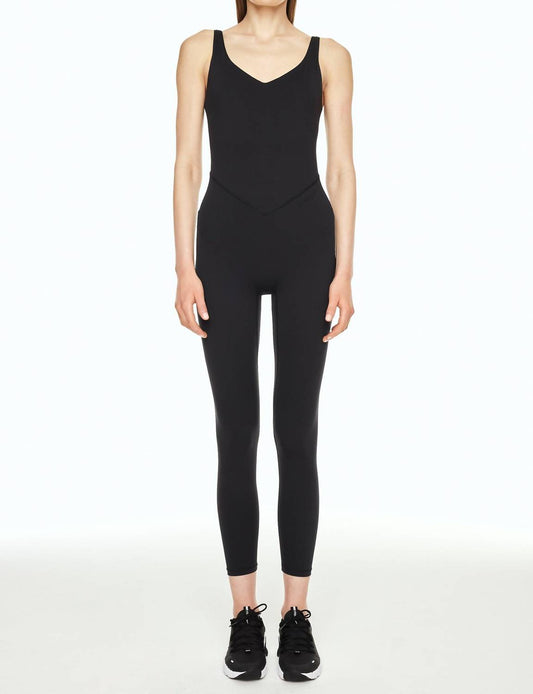 Bandier - V-neck Tempo Full Length Catsuit