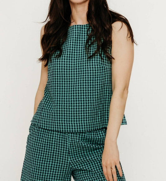 Bibico - Pippa Sleeveless Top Gingham