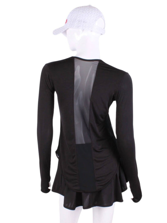 Love Love Tennis - Women's Long Sleeve Crew Tennis Tee