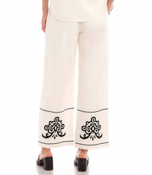 Karen Kane - Embroidered pants
