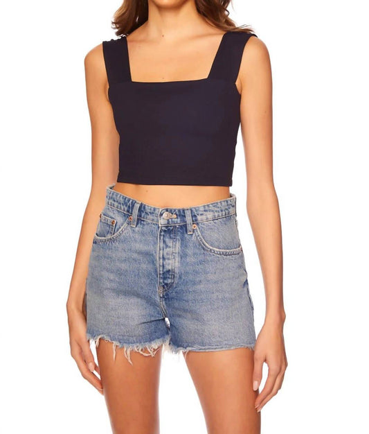 Susana Monaco - Wide Strap Crop Tank Top