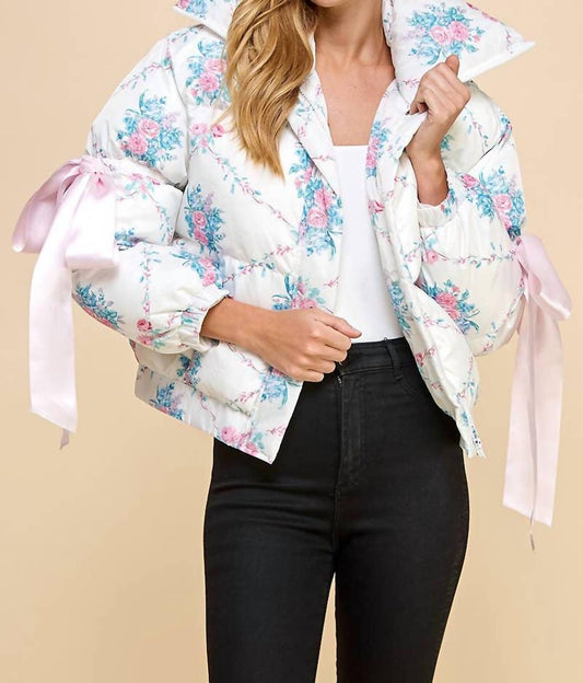 Tcec - Fancy Florals Puffer Jacket