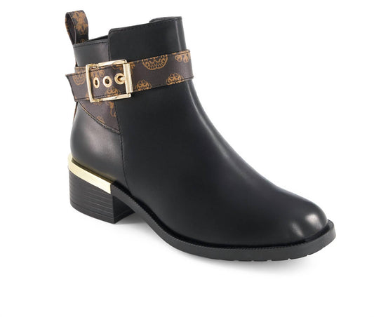 Andrea - Women's Fashion Booties With Ankle Buckle