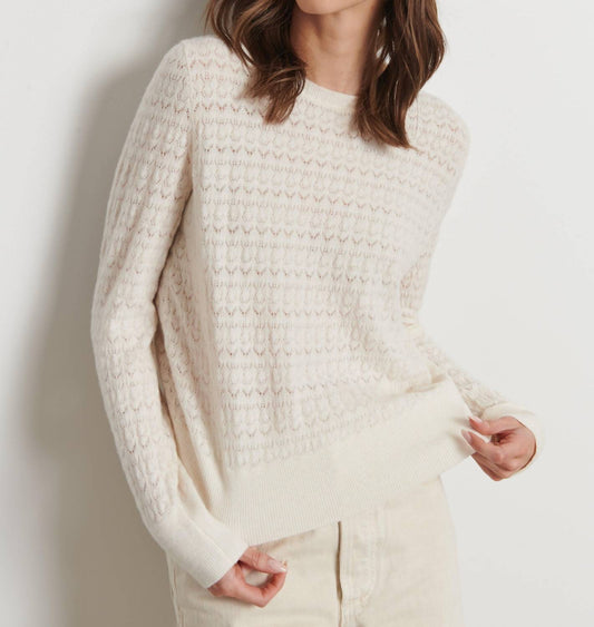 Line - Simona Pointelle Knit Sweater