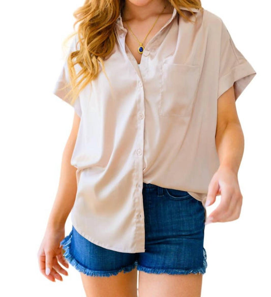 Jodifl - Never Have I Ever Button Down Blouse