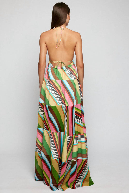 S/W/F - Tie Up Maxi Dress