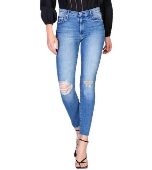 Black Orchid - Carmen High Rise Ankle Fray Skinny Jeans