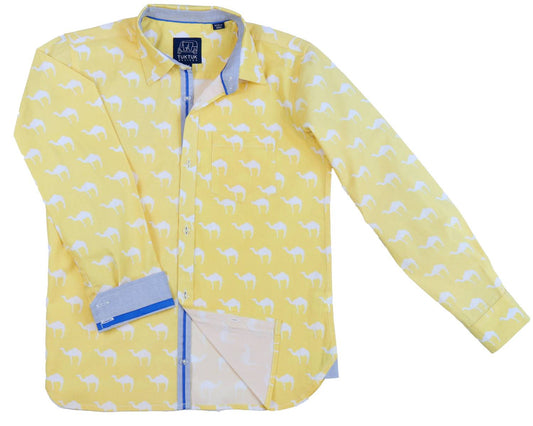 Tuktuk Designs - Boy's Sunny Dunes Long Sleeve Shirt