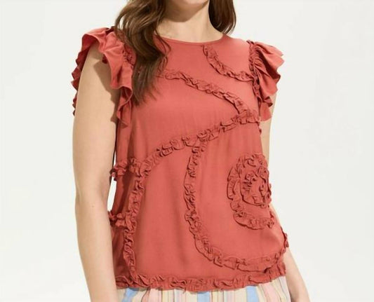 Fdj - Flutter sleeve top