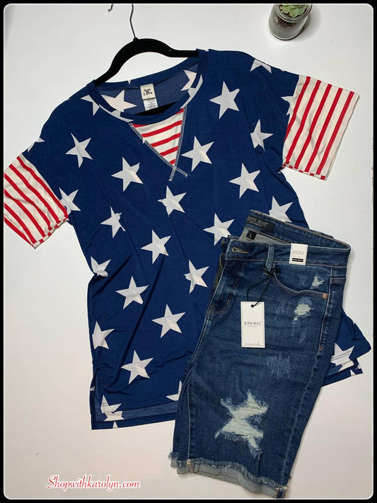 Sew In Love - Seeing Stars All American Top
