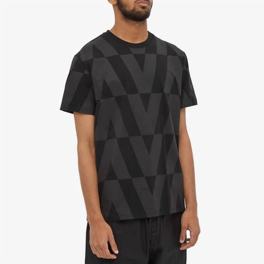 Valentino - Tonal Optical Logo T-shirt