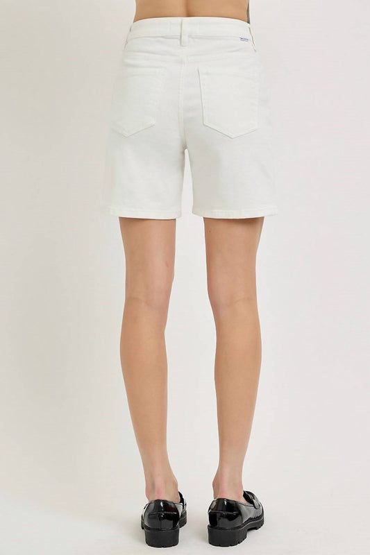 Risen - Curvy Tummy Control Hight Rise Relaxed Mid Length Shorts
