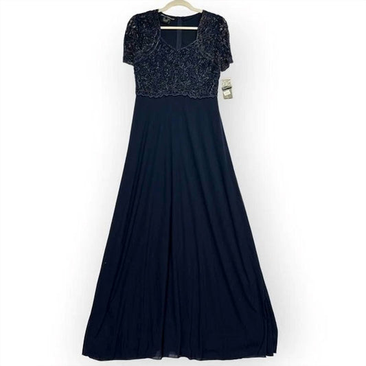 Pisarro Nights - Beaded Bodice A-line Gown