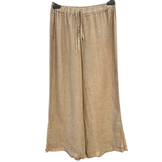 Gigi Moda - Flo Linen Capri Pants