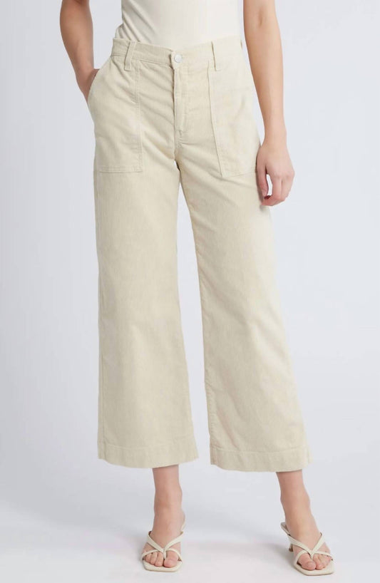 Ag Jeans - Saige Wide Leg Crop Corduroy Jean